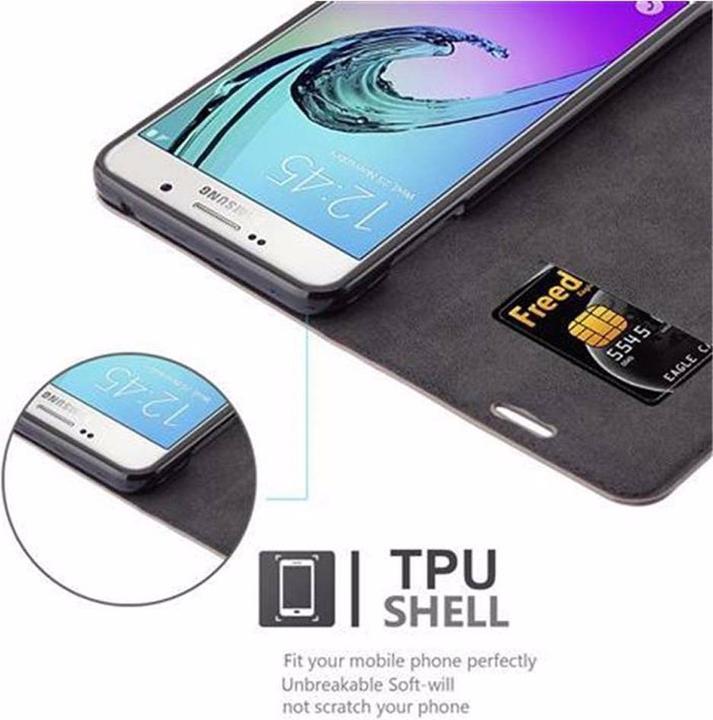 Actual product image Cadorabo Book Invisible Magnet Cover (Samsung Galaxy A7 (2016))