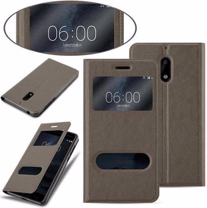 Productafbeelding Cadorabo Boek met Uitzicht Dubbele Raambedekking (Nokia 6)