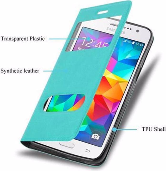 Productafbeelding Cadorabo Boek met Uitzicht Dubbele Raambedekking (Samsung Galaxy Grand Prime)