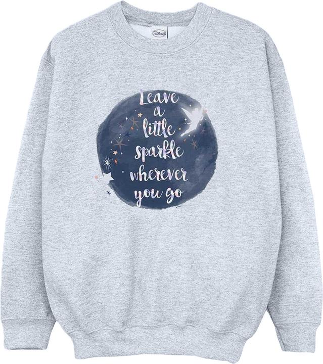 Actual product image Disney Womens/Ladies Tinker Bell A Little Sparkle Sweatshirt (S)