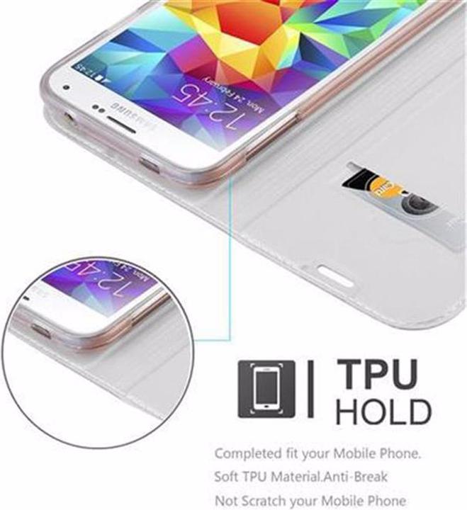 Image du produit Cadorabo Book Classy Style Cover (Samsung Galaxy S5, Samsung Galaxy S5 Neo)