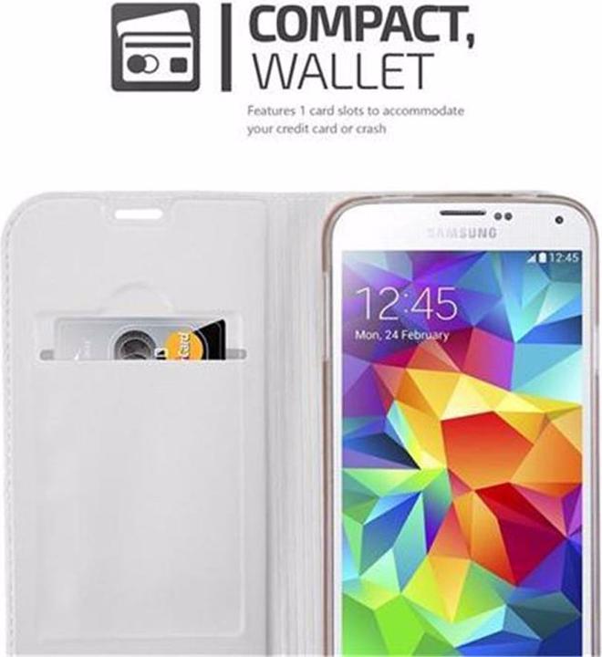 Image du produit Cadorabo Book Classy Style Cover (Samsung Galaxy S5, Samsung Galaxy S5 Neo)