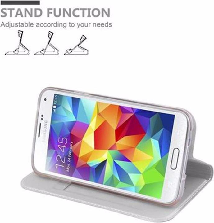 Image du produit Cadorabo Book Classy Style Cover (Samsung Galaxy S5, Samsung Galaxy S5 Neo)