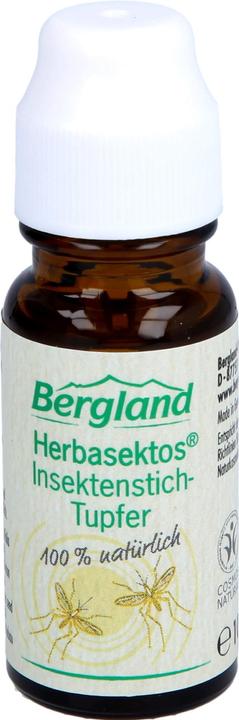 Image du produit Bergland Herbasektos Tampons pour piqûres d'insectes, 10 ml de solution (10 ml)