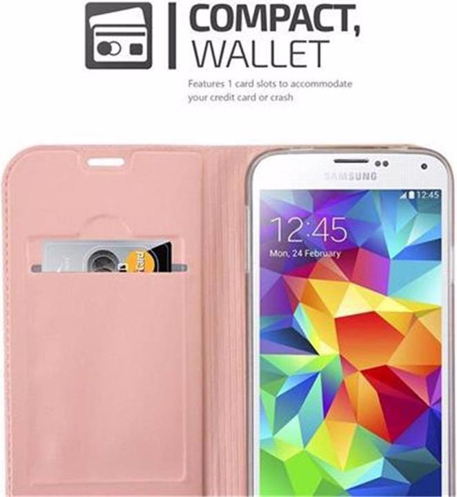 Immagine prodotto Cadorabo Copertina in stile libro di classe (Samsung Galaxy S5, Samsung Galaxy S5 Neo)