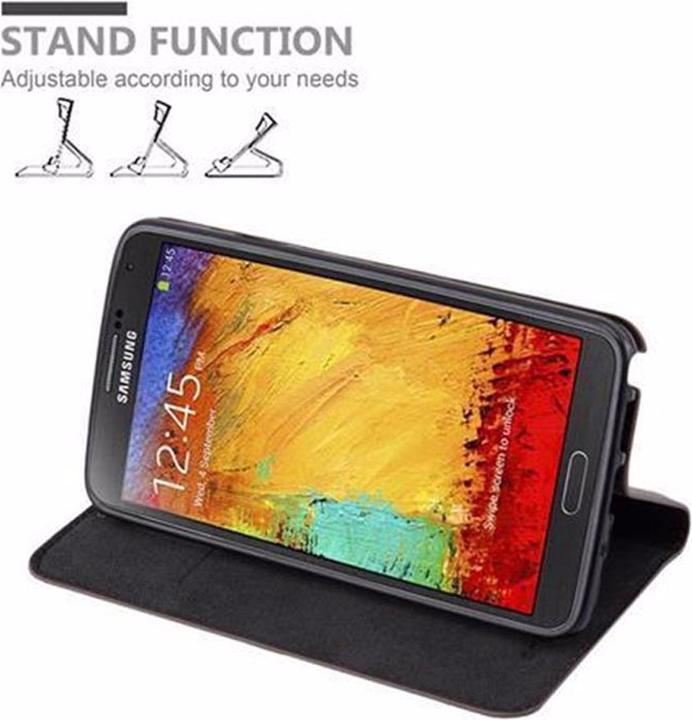Actual product image Cadorabo Book Invisible Magnet Cover (Samsung Galaxy Note 3 Neo)