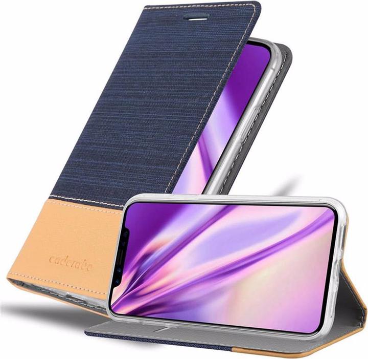Image du produit Cadorabo Couverture look jeans Book (Apple iPhone X)