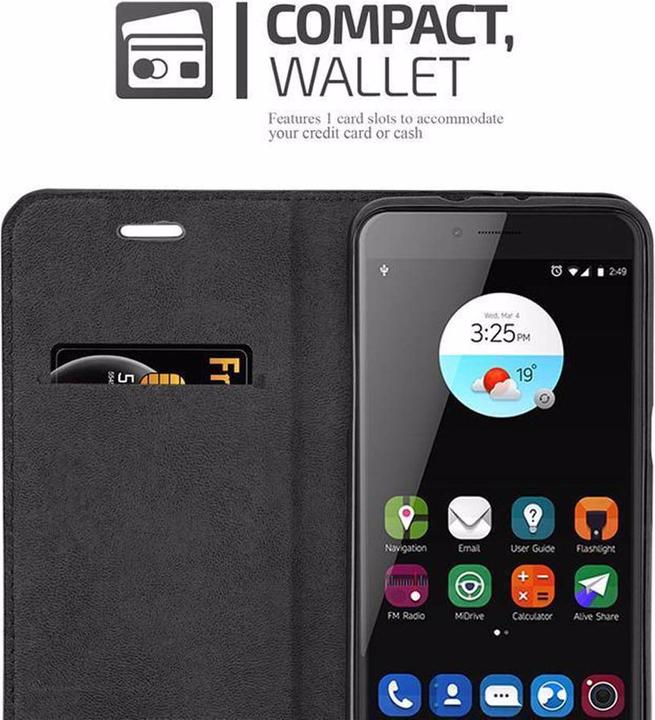 Productafbeelding Cadorabo Boek Onzichtbare Magneethoes (ZTE Blade V7)