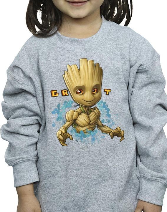 Immagine prodotto Guardians of the Galaxy Groot Flowers Felpa Ragazze (140, 146)