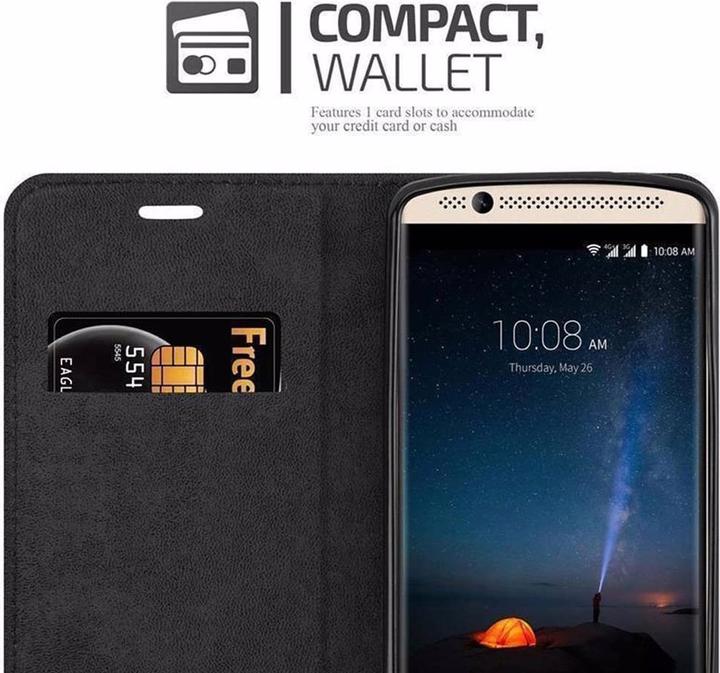 Actual product image Cadorabo Book Invisible Magnet Cover (ZTE Axon 7 mini)
