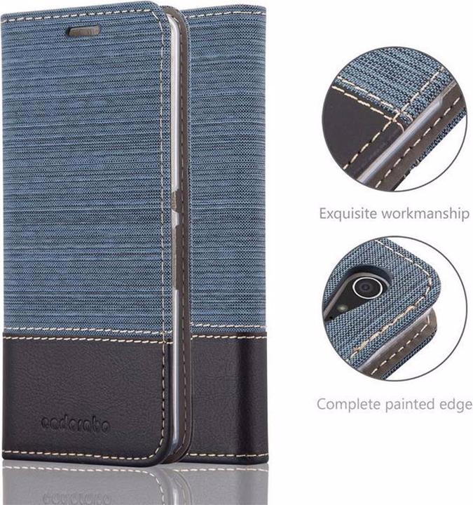 Actual product image Cadorabo Book Jeans Optics Cover (Sony Xperia E3)