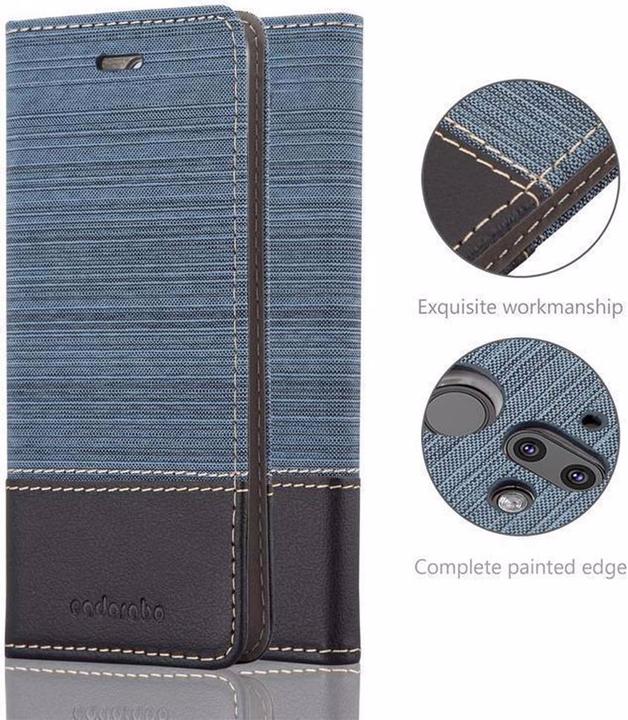 Produktbild Cadorabo Book Jeans Optik Cover (Nokia 8 Sirocco)