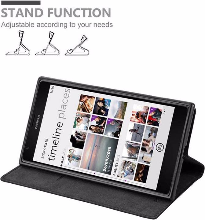 Produktbild Cadorabo Book Invisible Magnet Cover (Nokia Lumia 1520)