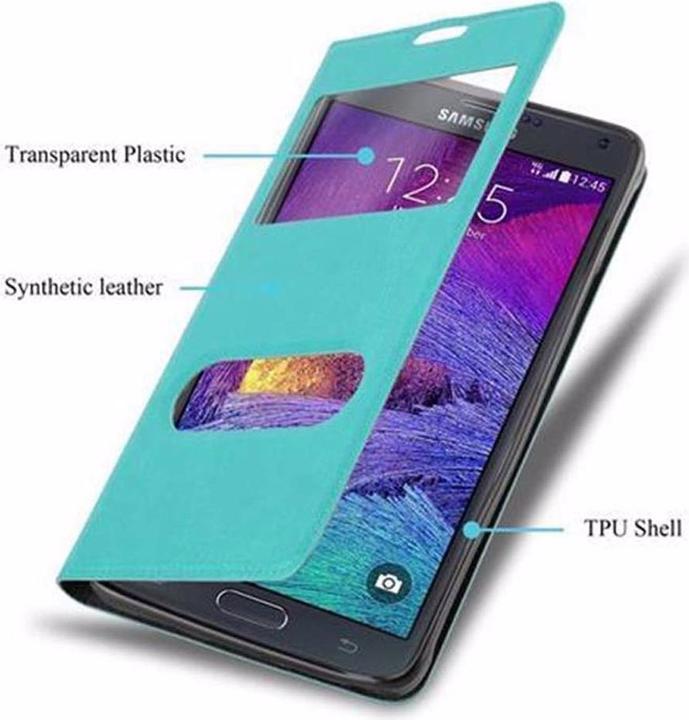Productafbeelding Cadorabo Boek met Uitzicht Dubbele Raambedekking (Samsung Galaxy Note 4)