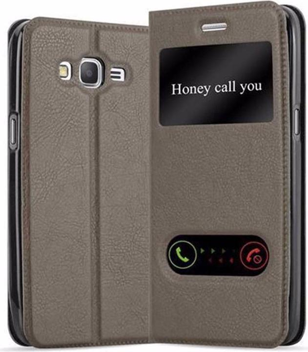 Actual product image Cadorabo Book with View double window cover (Samsung Galaxy Grand Prime)