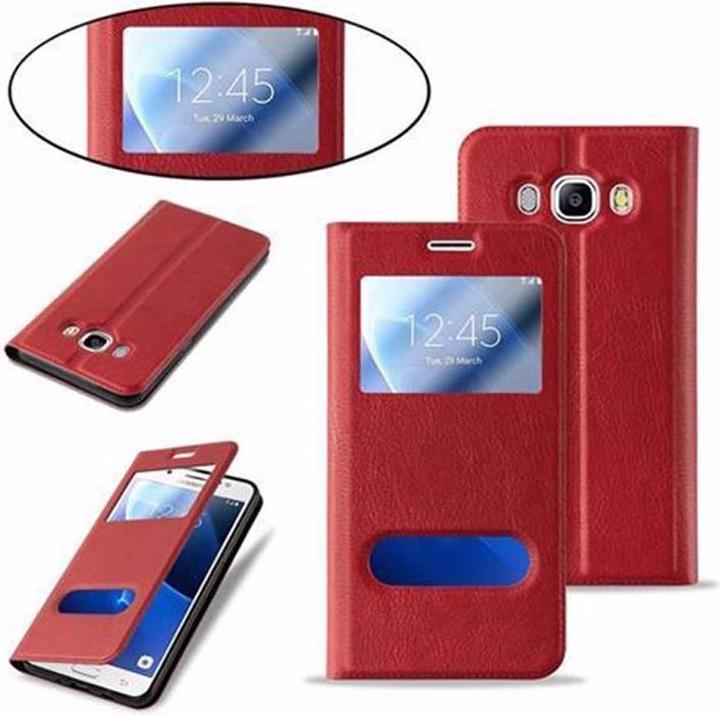 Produktbild Cadorabo Book mit View Doppelfenster Cover (Samsung Galaxy J7 2016)