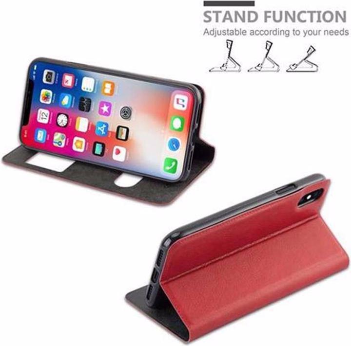 Produktbild Cadorabo Book mit View Doppelfenster Cover (Apple iPhone X)