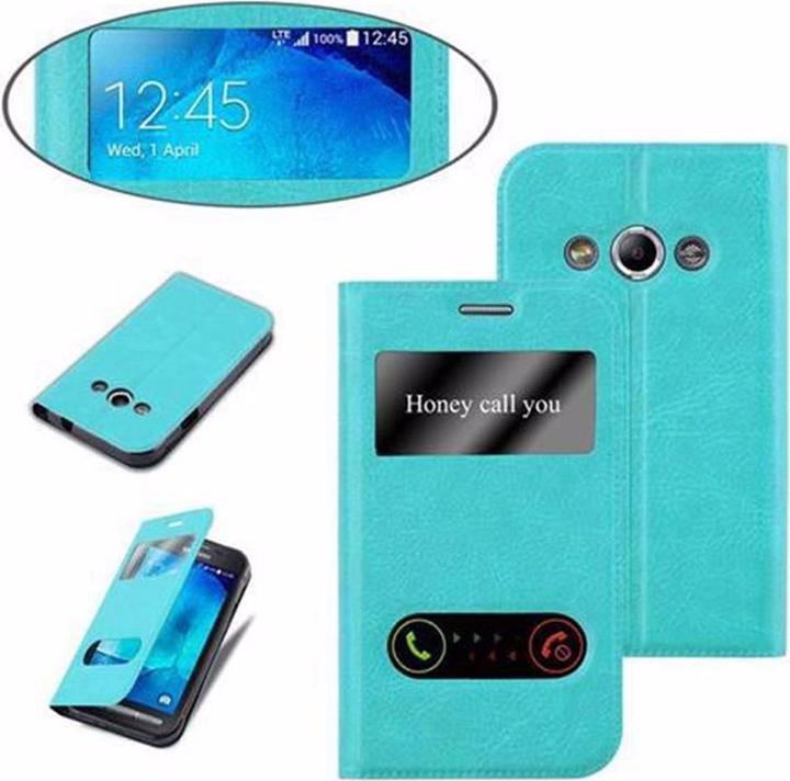 Produktbild Cadorabo Book mit View Doppelfenster Cover (Samsung Galaxy Xcover 3)