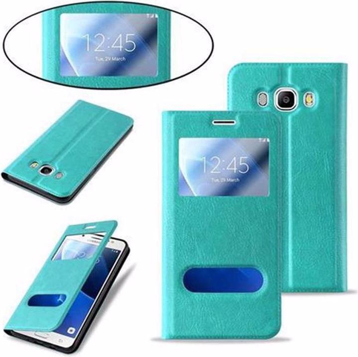Productafbeelding Cadorabo Boek met Uitzicht Dubbele Raambedekking (Samsung Galaxy J7 2016)