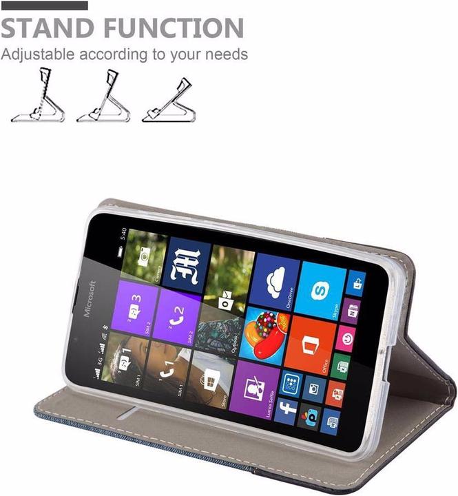 Image du produit Cadorabo Couverture look jeans Book (Microsoft Lumia 540)