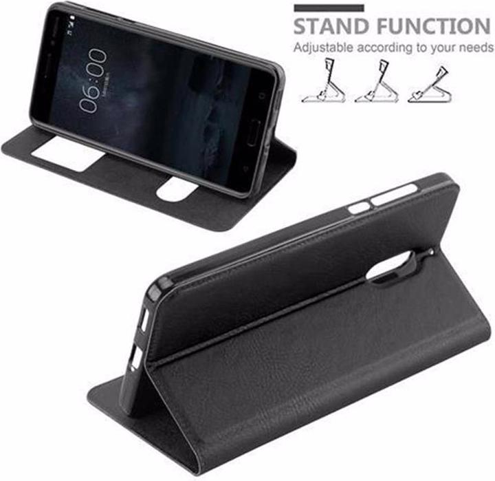 Actual product image Cadorabo Book with View double window cover (Nokia 6)