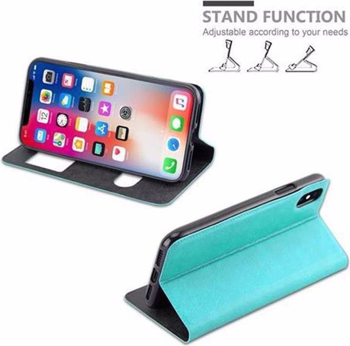 Productafbeelding Cadorabo Boek met Uitzicht Dubbele Raambedekking (Apple iPhone X)