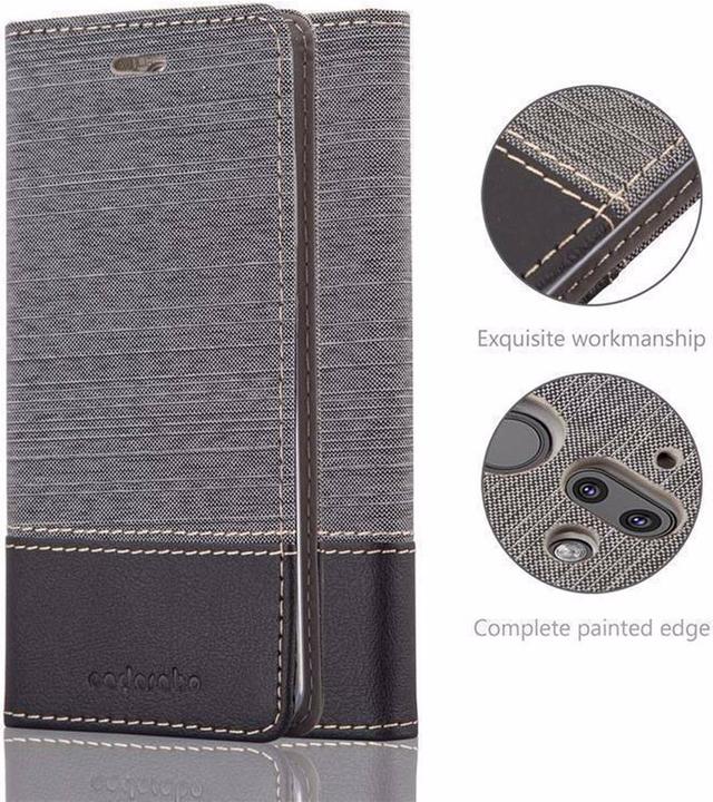 Produktbild Cadorabo Book Jeans Optik Cover (Nokia 8 Sirocco)