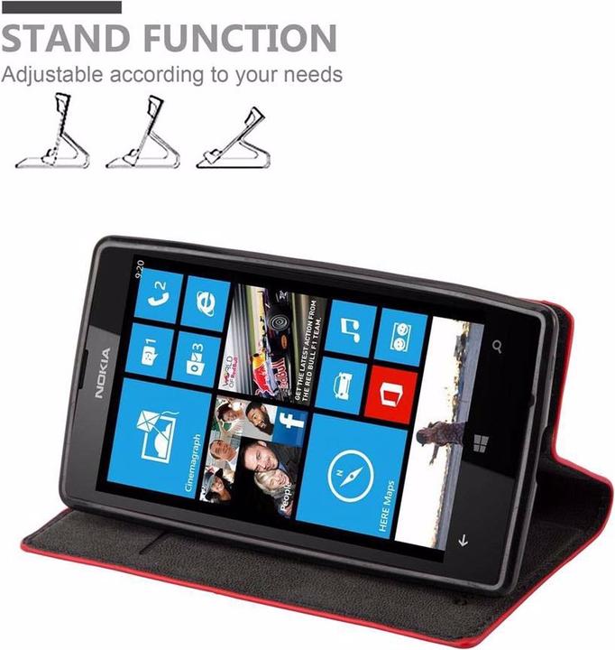 Productafbeelding Cadorabo Boek Onzichtbare Magneethoes (Nokia Lumia 520)