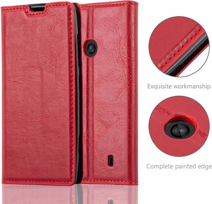 Productafbeelding Cadorabo Boek Onzichtbare Magneethoes (Nokia Lumia 520)