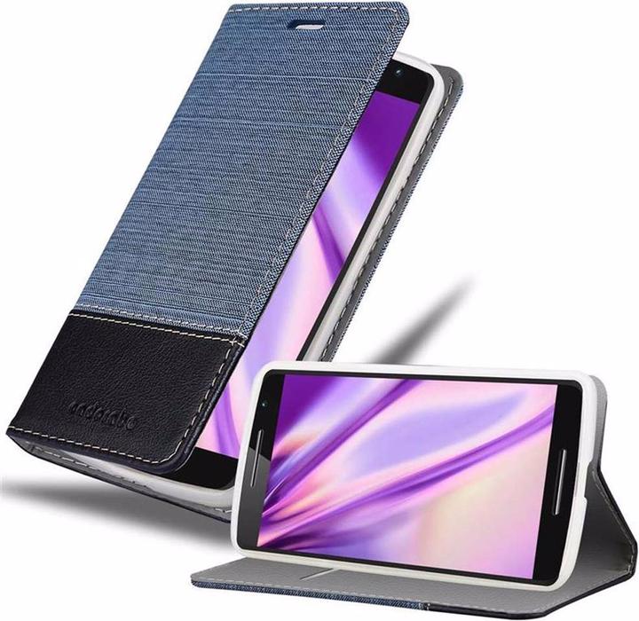 Actual product image Cadorabo Book Jeans Optics Cover (Motorola Moto X Play)