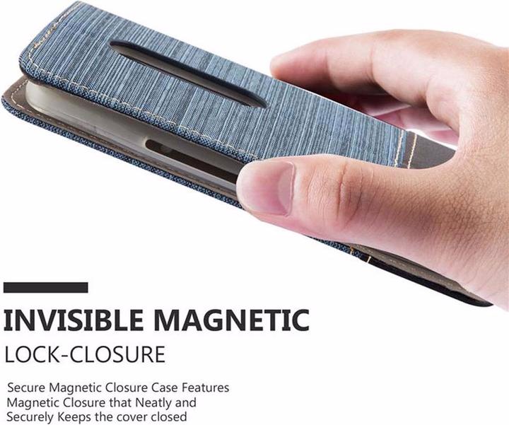 Actual product image Cadorabo Book Jeans Optics Cover (Motorola Moto X Play)