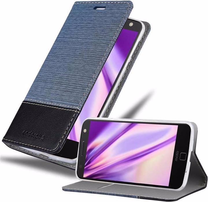 Actual product image Cadorabo Book Jeans Optics Cover (Motorola Moto Z)