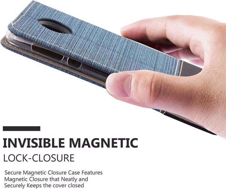 Actual product image Cadorabo Book Jeans Optics Cover (Motorola Moto Z)