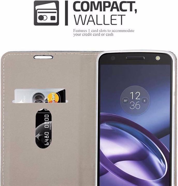 Actual product image Cadorabo Book Jeans Optics Cover (Motorola Moto Z)