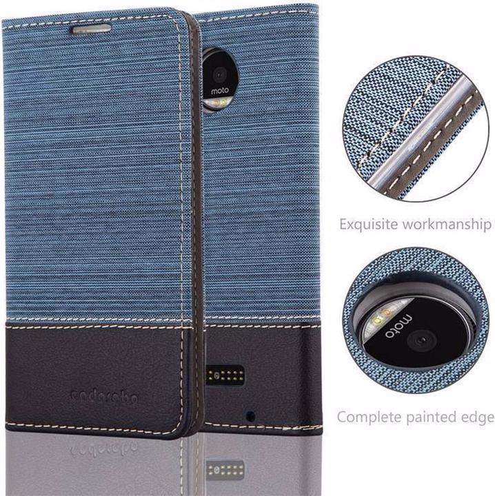 Actual product image Cadorabo Book Jeans Optics Cover (Motorola Moto Z)