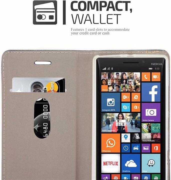 Productafbeelding Cadorabo Boek Jeans Optiek Cover (Nokia Lumia 930, Nokia Lumia Icoon 929)
