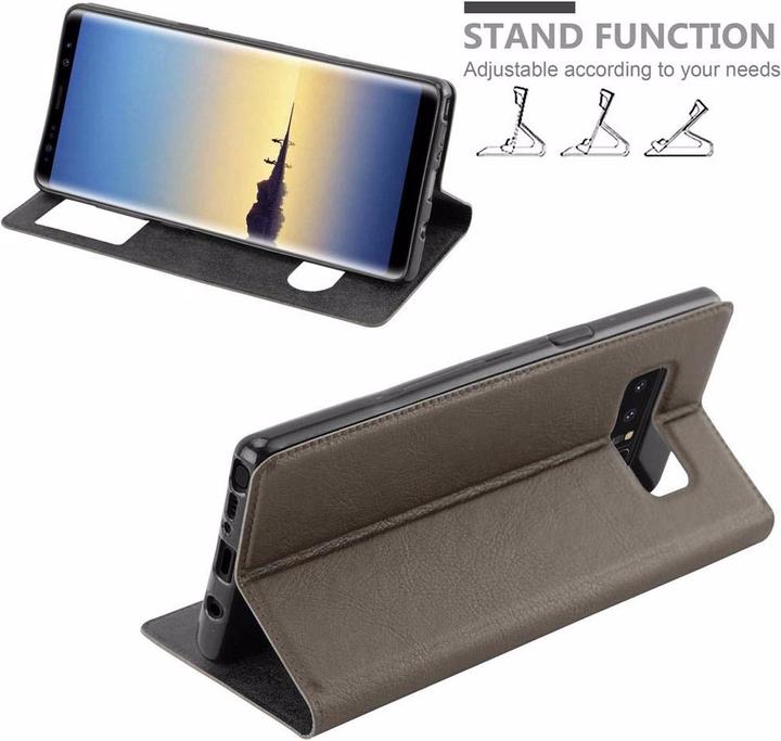 Produktbild Cadorabo Book mit View Doppelfenster Cover (Samsung Galaxy Note 8)