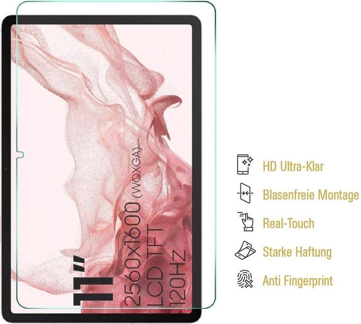 Actual product image Protectorking 4x Premium screen protector 3D CLEAR (4 Piece, Galaxy Tab S8)