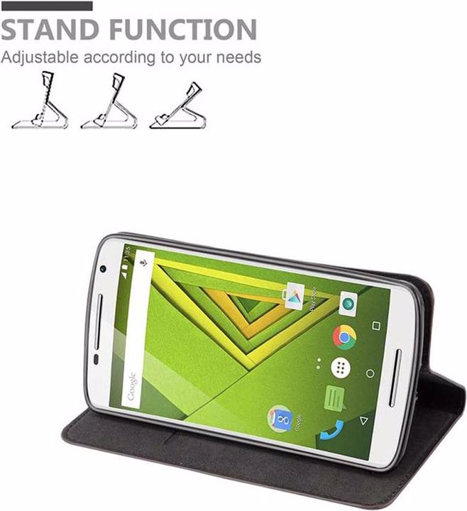Immagine prodotto Cadorabo Copertina magnetica invisibile del libro (Motorola Moto X Play)