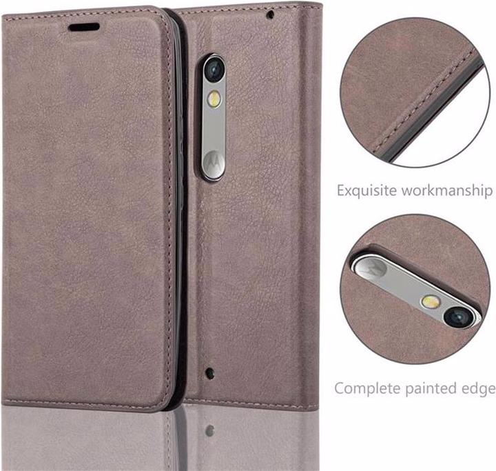 Immagine prodotto Cadorabo Copertina magnetica invisibile del libro (Motorola Moto X Play)