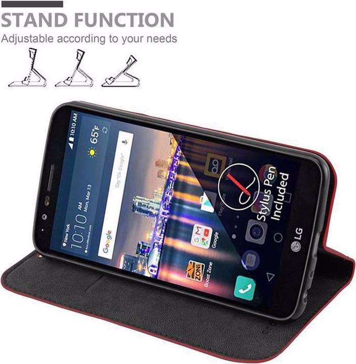 Productafbeelding Cadorabo Boek Onzichtbare Magneethoes (LG Stylus 3)