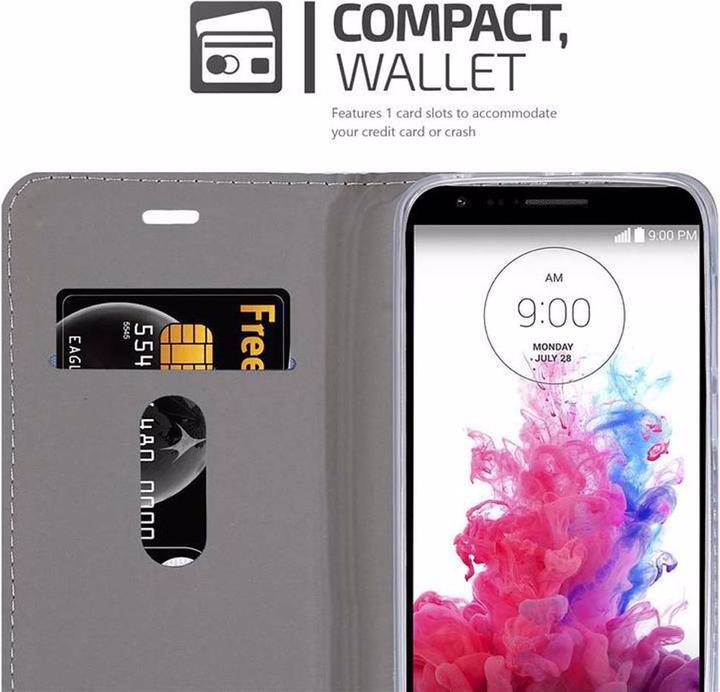 Produktbild Cadorabo Book Jeans Optik Cover (LG Stylus 3)
