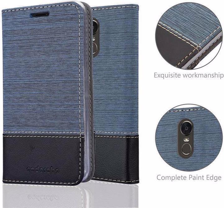 Produktbild Cadorabo Book Jeans Optik Cover (LG Stylus 3)