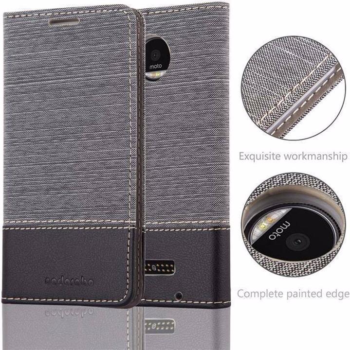 Image du produit Cadorabo Couverture look jeans Book (Motorola Moto Z)