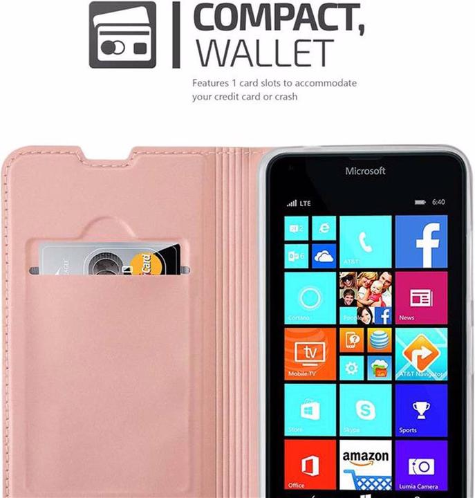 Image du produit Cadorabo Book Classy Style Cover (Microsoft Lumia 640)