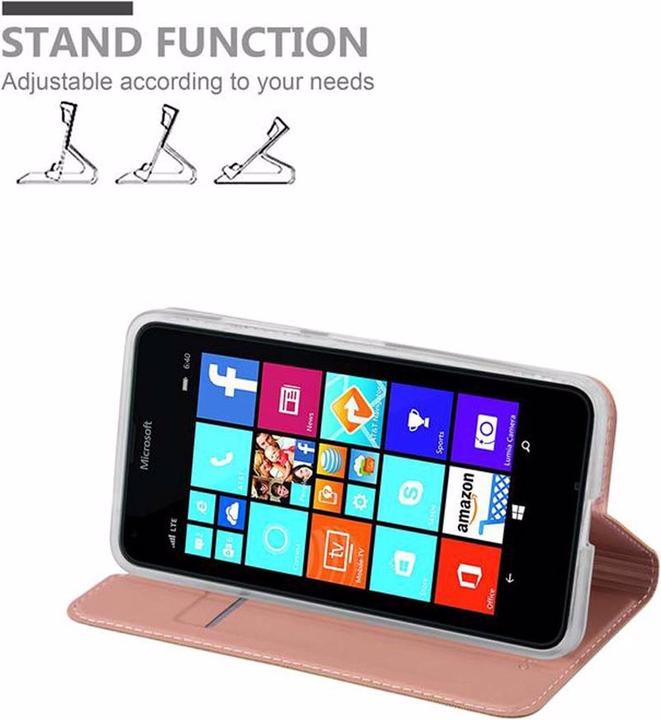 Image du produit Cadorabo Book Classy Style Cover (Microsoft Lumia 640)