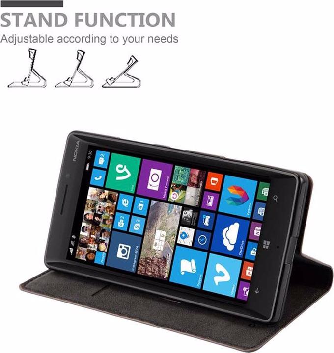 Productafbeelding Cadorabo Boek Onzichtbare Magneethoes (Nokia Lumia 930, Nokia Lumia Icoon 929)