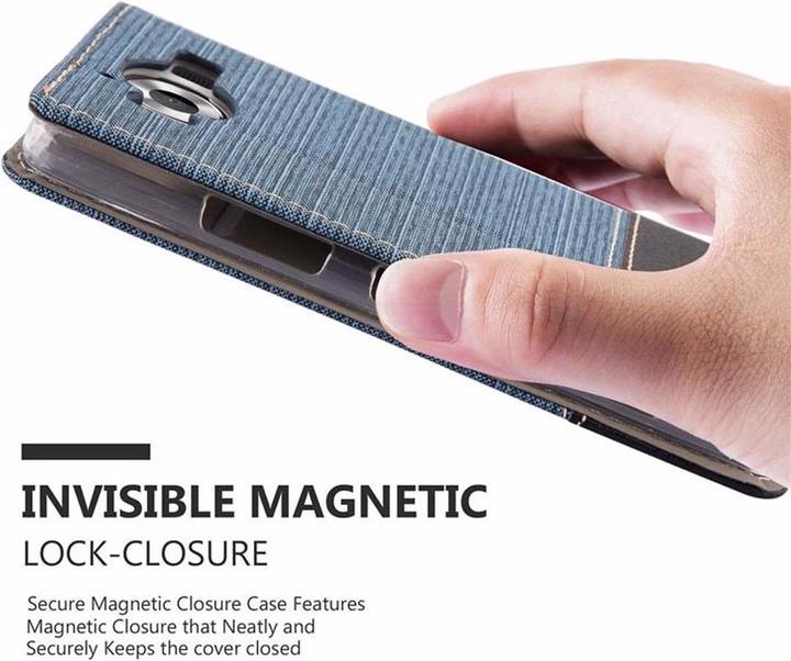 Produktbild Cadorabo Book Jeans Optik Cover (Microsoft Lumia 950)