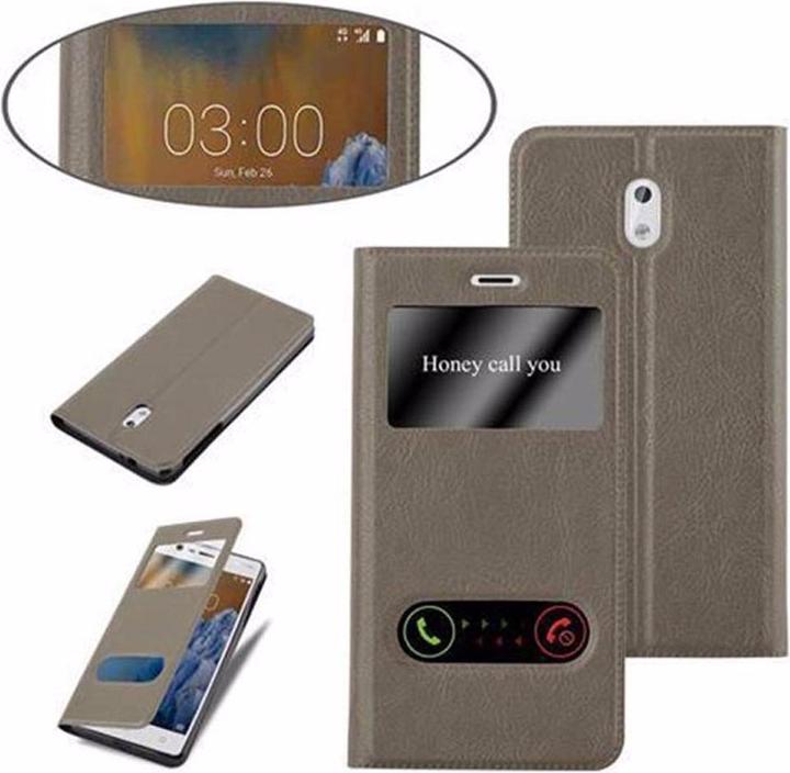 Produktbild Cadorabo Book mit View Doppelfenster Cover (OnePlus 3)