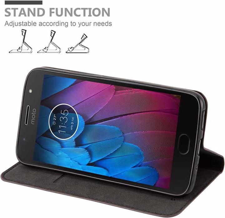 Productafbeelding Cadorabo Boek Onzichtbare Magneethoes (Motorola Moto G5S)